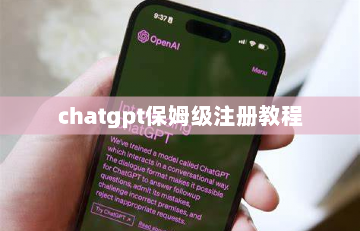 chatgpt保姆级注册教程
