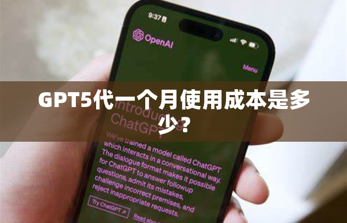 GPT5代一个月使用成本是多少？