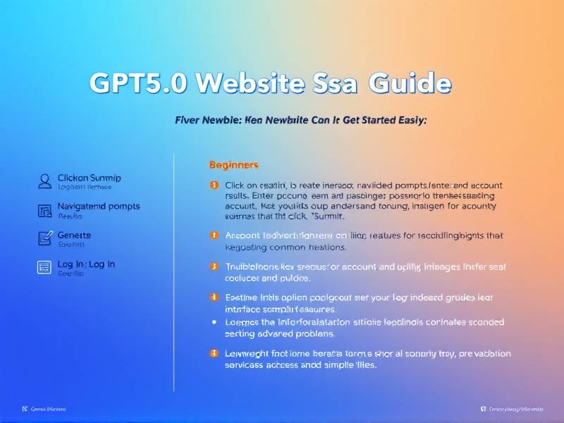 GPT5.0网站使用指南，新手小白也能轻松上手