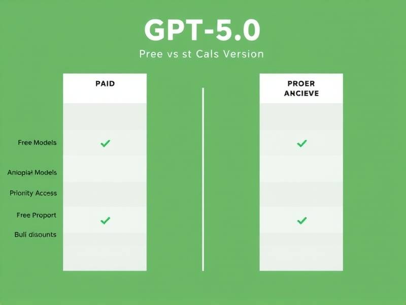 GPT-5.0收费吗？免费版和付费版功能对比+省钱攻略